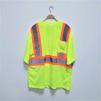 Mixed Hi-Vis Safety Yellow Short Sleeve T-Shirts