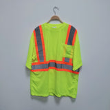 Mixed Hi-Vis Safety Yellow Short Sleeve T-Shirts