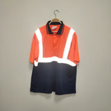 Mixed Hi-Vis Safety Orange Short Sleeve Collar Neck T-Shirts