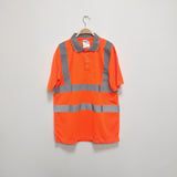 Mixed Hi-Vis Safety Orange Short Sleeve Collar Neck T-Shirts