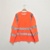 Hi-Vis Safety Orange Long Sleeve Shirts