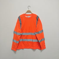 Hi-Vis Safety Orange Long Sleeve Shirts