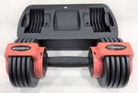 Red Adjustable Dumbbell 24 lbs.      Pick Up Available - Contact Us for Shipping Rate.